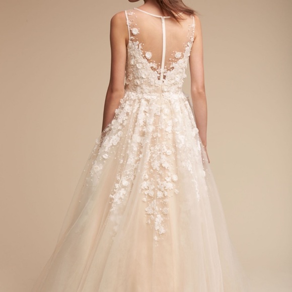 Sold) Bhldn ariane gown - Picture 2 of 7